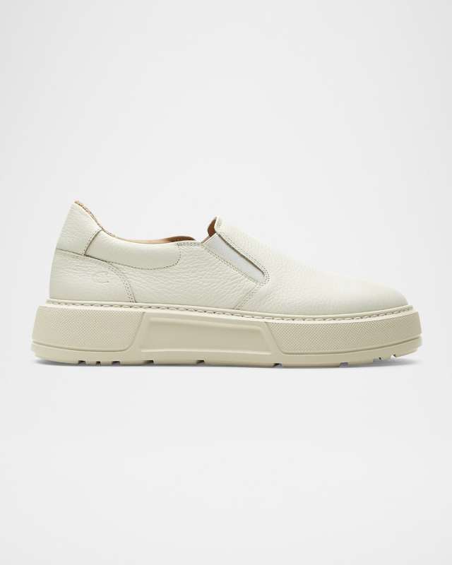 Virginia Leather Slip-On Sneakers